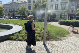 Vedra udeřila naplno. Plzeň znovu spustila mlžítka i pítka