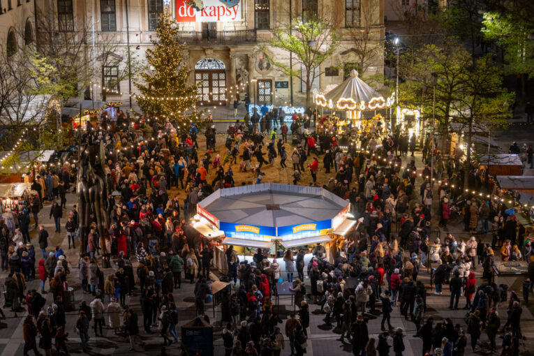 Brno-střed dražil vánoční stánky, ceny jdou do milionů