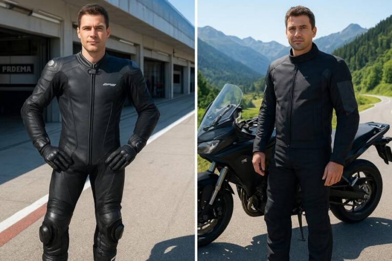 Ochranná motocyklová kombinéza pro vysokorychlostní jízdu