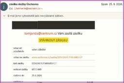 Online útočníci nově maskují své pasti za oblíbenou Úschovnu.cz. Rozpoznáte podvodné znaky?