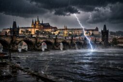 Na Prahu se ženou velmi silné bouřky. Přinesou kroupy, přívalový déšť a silný vítr
