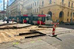 Tramvaje čeká v srpnu série výluk. Převážně se výluky odehrají v noci