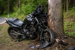 Sedmnáctiletý motorkář vyjel ze silnice a narazil do stromu. Na místě zemřel