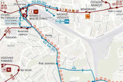 Tramvaje z Nuslí na Spořilov nejezdí. A další aktuality