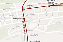 Na Ohradě pokračuje výluka. Linka 39 od úterý přestane jezdit