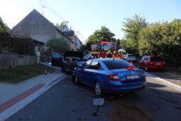 Dvě auta se srazila na okraji Přerova, zranilo se šest lidí