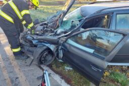 U Vilémovic na Blanensku se střetlo osobní auto s nákladním