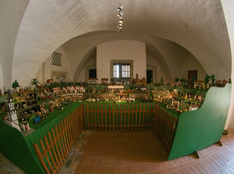 Fialův pohyblivý betlém. Zdroj foto: Oblastní muzeum Chomutov