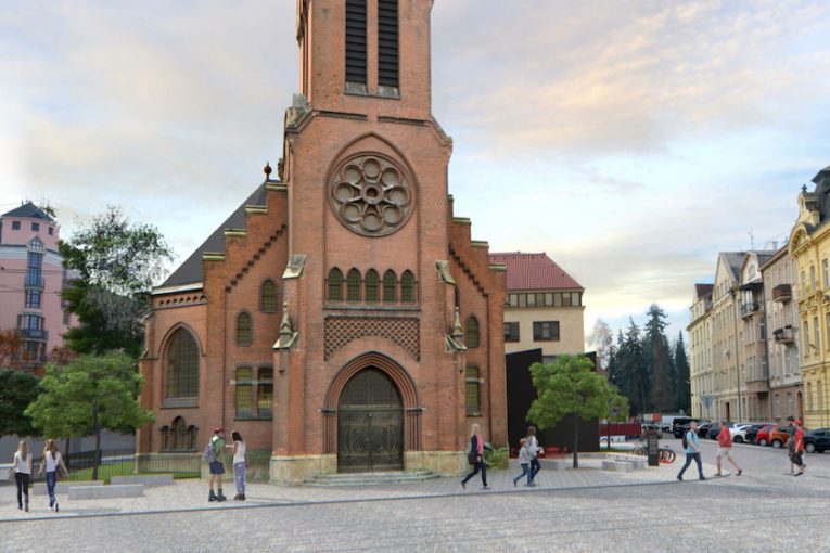 Červený kostel v Olomouci