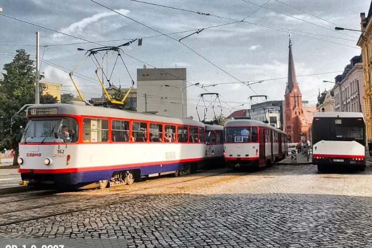 Autobusy a tramvaje MHD Olomouc