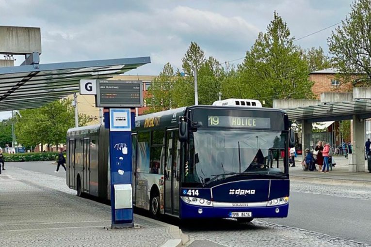 Autobus MHD v Olomouci