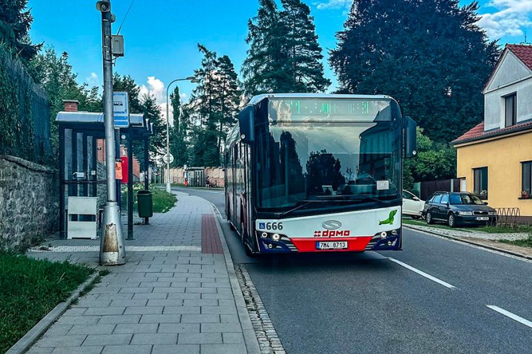 Autobus MHD v Olomouci