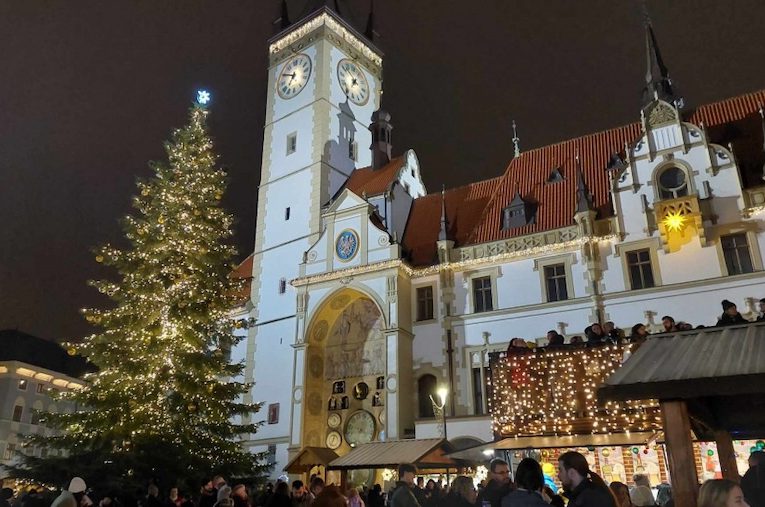 Vánoční strom v Olomouci