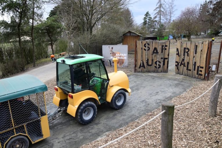 Safari vláček v zoo Olomouc