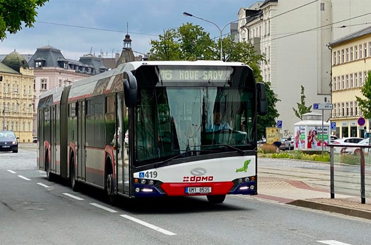 Autobus MHD v Olomouci