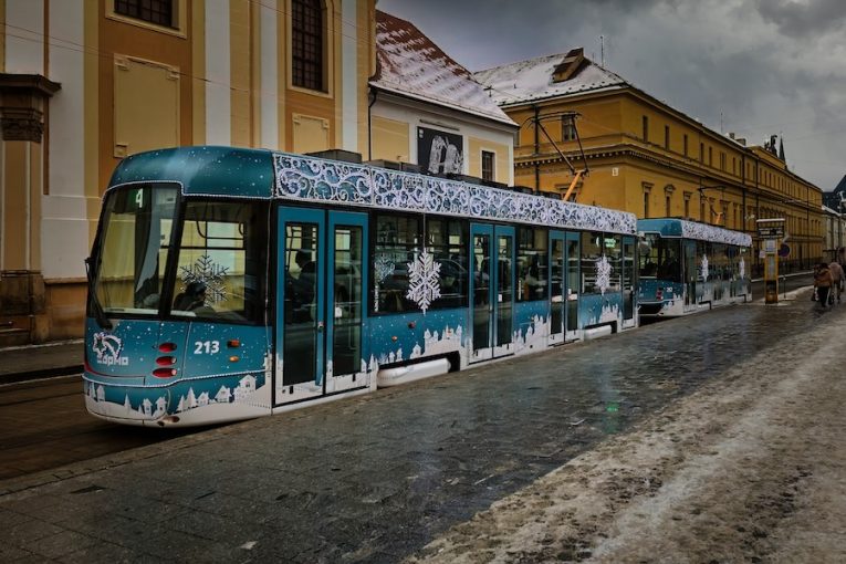 Vánoční tramvaj