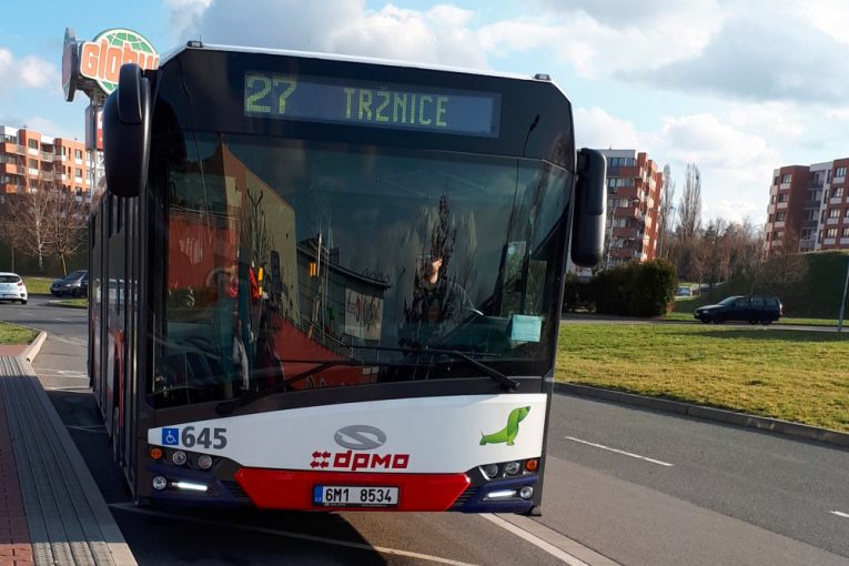 Autobus MHD v Olomouci