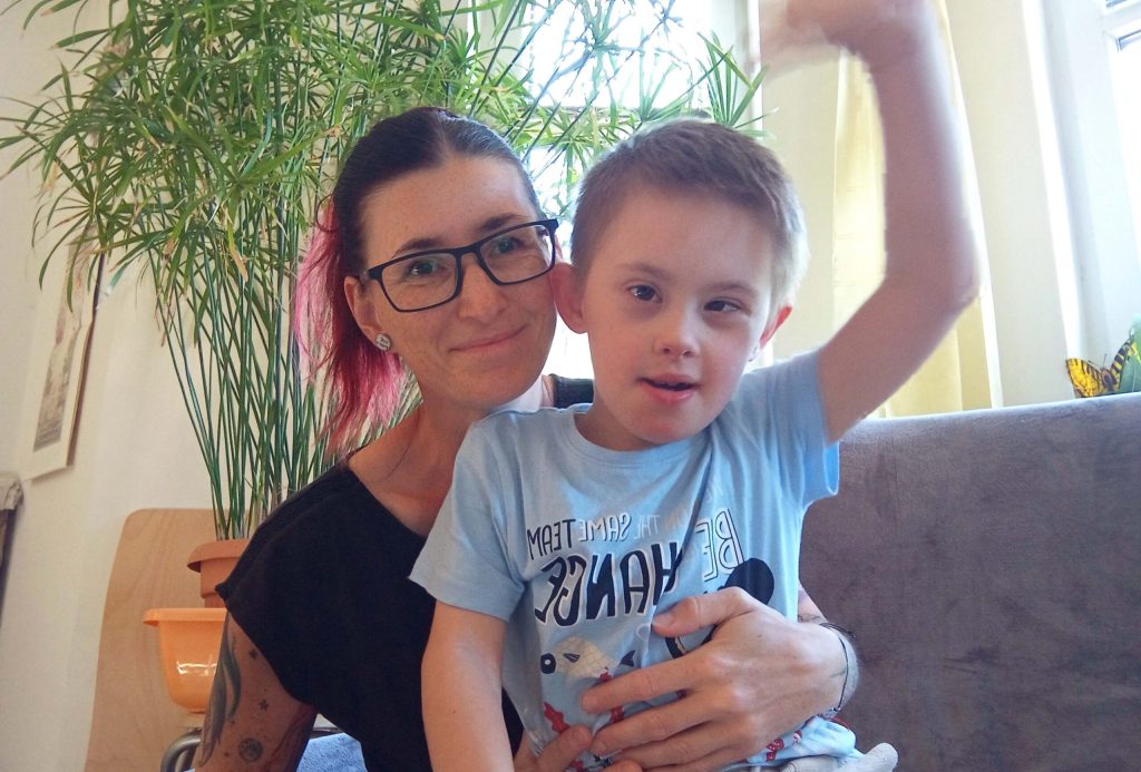 Petra Cimbalová a syn. Zdroj: Petra Cimbalová